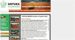 Desktop Screenshot of antuka-maska.cz