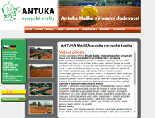 Tablet Screenshot of antuka-maska.cz